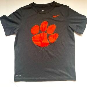 Nike dry fit t-shirt gray tiger paw size large